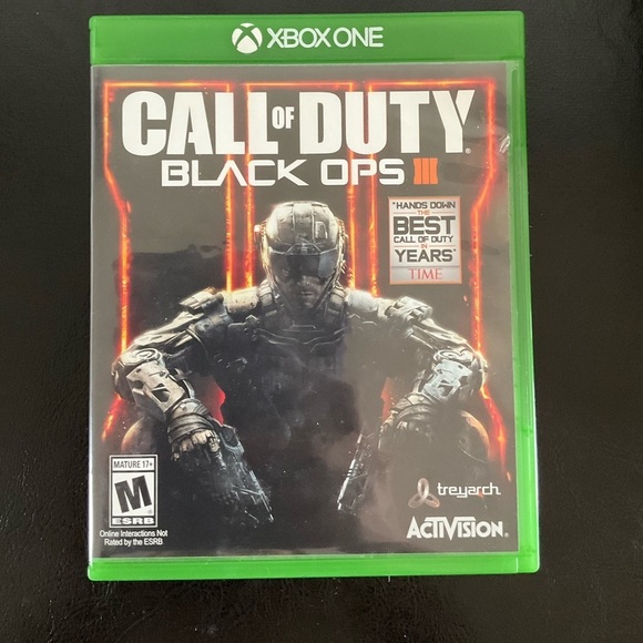Call of Duty Black Ops III XBOX One‎ Treyarch Activision Video Game Preowned - Picture 1 of 3